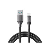 كابل بيانات وشحن سريع من سلسلة Joyroom Flash 3A (USB-A إلى Lightning) - 2 متر، أسود