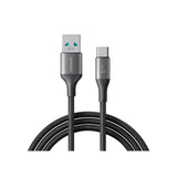 كابل بيانات وشحن سريع من سلسلة Joyroom Flash 3A (USB-A إلى Type-C) - 2 متر، أسود