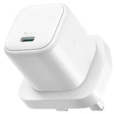 Joyroom GaN Mini 30W Fast Charger – UK Plug, White