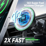 Joyroom Magnetic Wireless Car Charger Mount – Black