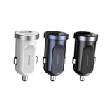 Joyroom Mini Dual-Port 30W Smart Car Charger PD+QC3.0 - White