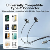 Joyroom Type c Series In-Ear Metal Wired Earbuds - Black