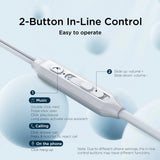 Joyroom Type c Series In-Ear Metal Wired Earbuds - White