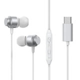 Joyroom Type c Series In-Ear Metal Wired Earbuds - White