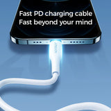 كابل Joyroom من النوع C إلى Lightning - أبيض