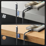 Joyroom Unlimited Series 3A USB-A to USB-C Cable with Magnetic Organizer – 1.2m, Gray