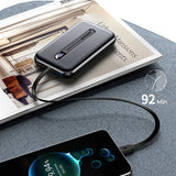 Joyroom power bank with built-in Lightning cable 20W 10000mAh PD QC3.0 black
