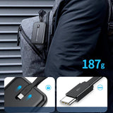Joyroom power bank with built-in Lightning cable 20W 10000mAh PD QC3.0 black