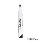 KORES WHITE BOARD MARKER BLACK CHISEL TIP