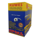 KUWES CAT.6 24AWG Cable Roll 305 Meter Grey