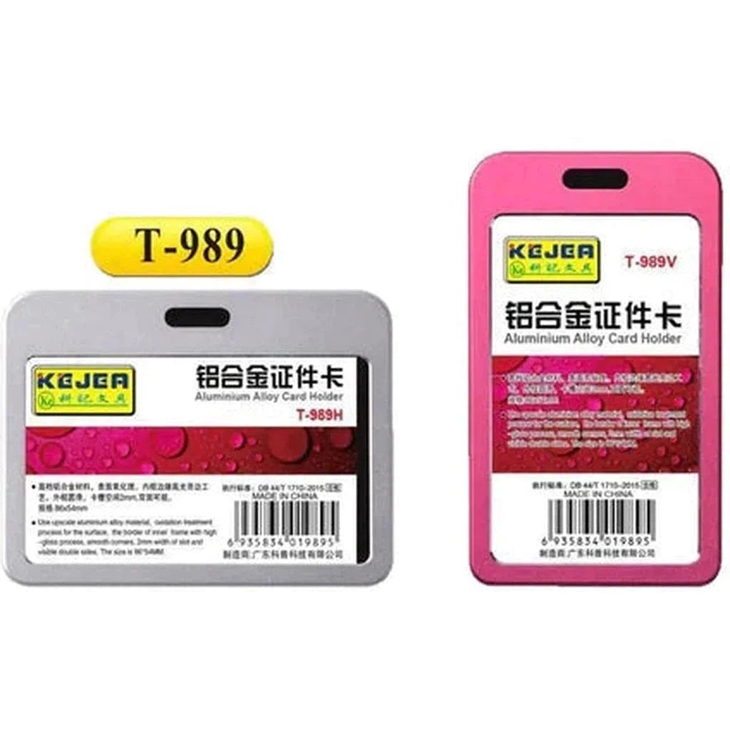 Kejea T-989 Aluminum Alloy Card Holder Thinner-Cards And Id-Other-Blue-Horizontal 85x54mm-Star Light Kuwait