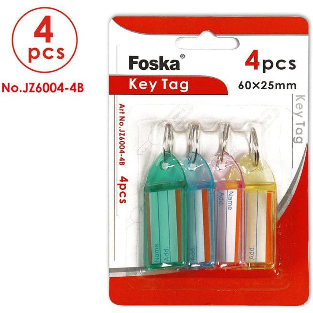 Key Tag Foska Jz6004-4B-Cards And Id-Foska-Star Light Kuwait