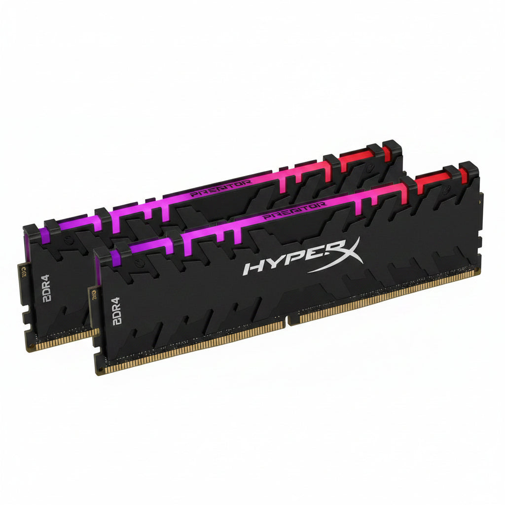 Kingston 16Gb (2 X 8Gb) Ddr4 4000Mhz Hyperx Predator Rgb Ram For Desktop (Hx440C19Pb4Ak2/16)-Ram-Kingston-Star Light Kuwait