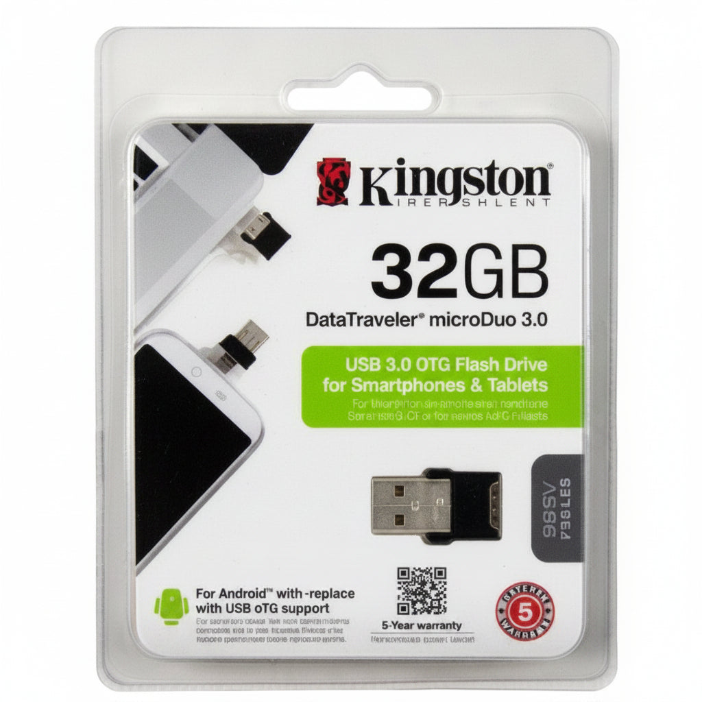Kingston 32Gb Flash Dtduo3/32Gb Micro Usb 3.0-Usb Drive-Kingston-Star Light Kuwait