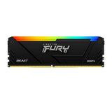 Kingston 8GB 3600MHz Fury Beast RGB DDR4 PC RAM Memory