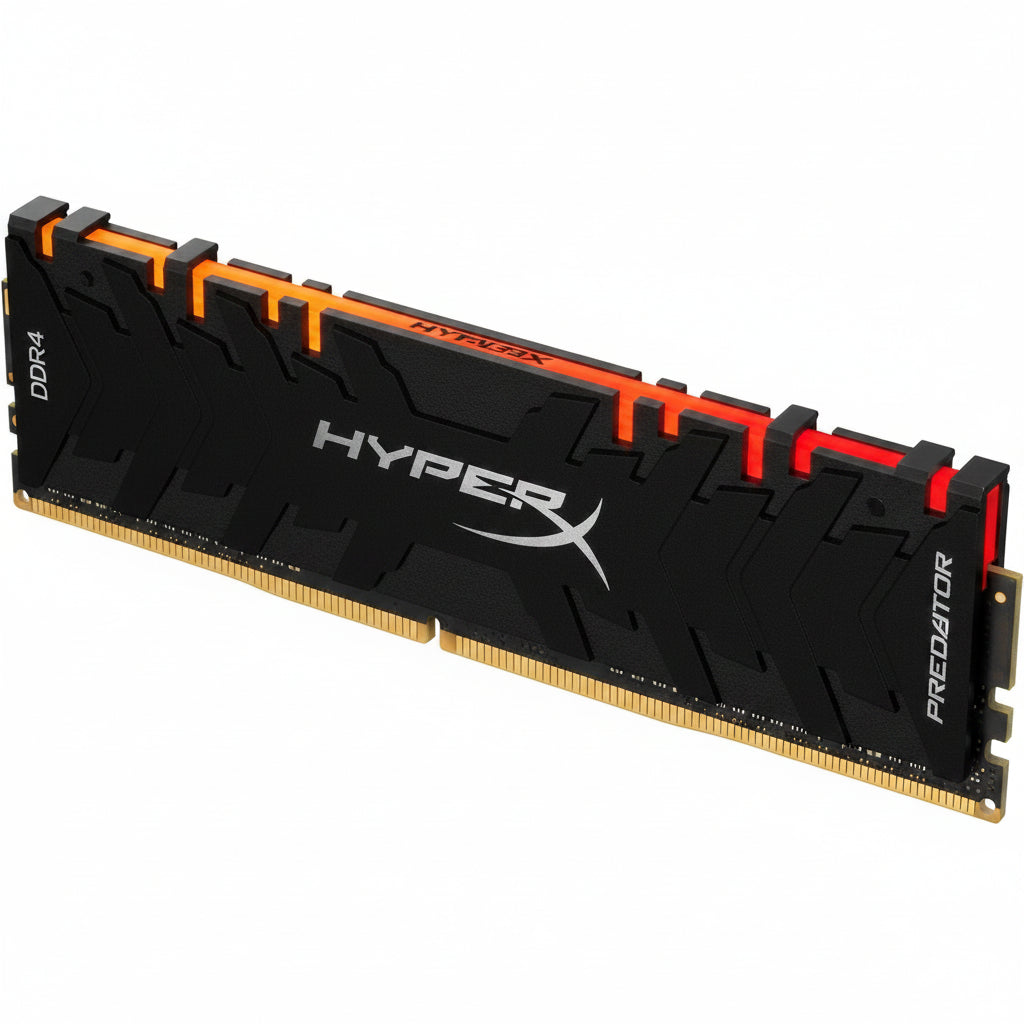 Kingston 8Gb Ddr4 4000Mhz Hyperx Predator Rgb Ram For Desktop (Hx440C19Pb4A/8)-Ram-Kingston-Star Light Kuwait