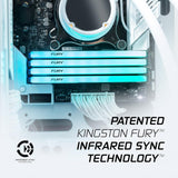 Kingston Fury Beast RGB 16GB (2x8GB) DDR4 3600MT/S Memory Kit - White