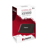 كينغستون XS1000 SSD بسعة 2 تيرابايت | بحجم الجيب | منفذ USB 3.2 من الجيل الثاني | محرك أقراص صلبة خارجي | سرعة تصل إلى 1050 ميجابايت/ثانية