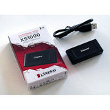كينغستون XS1000 SSD بسعة 2 تيرابايت | بحجم الجيب | منفذ USB 3.2 من الجيل الثاني | محرك أقراص صلبة خارجي | سرعة تصل إلى 1050 ميجابايت/ثانية