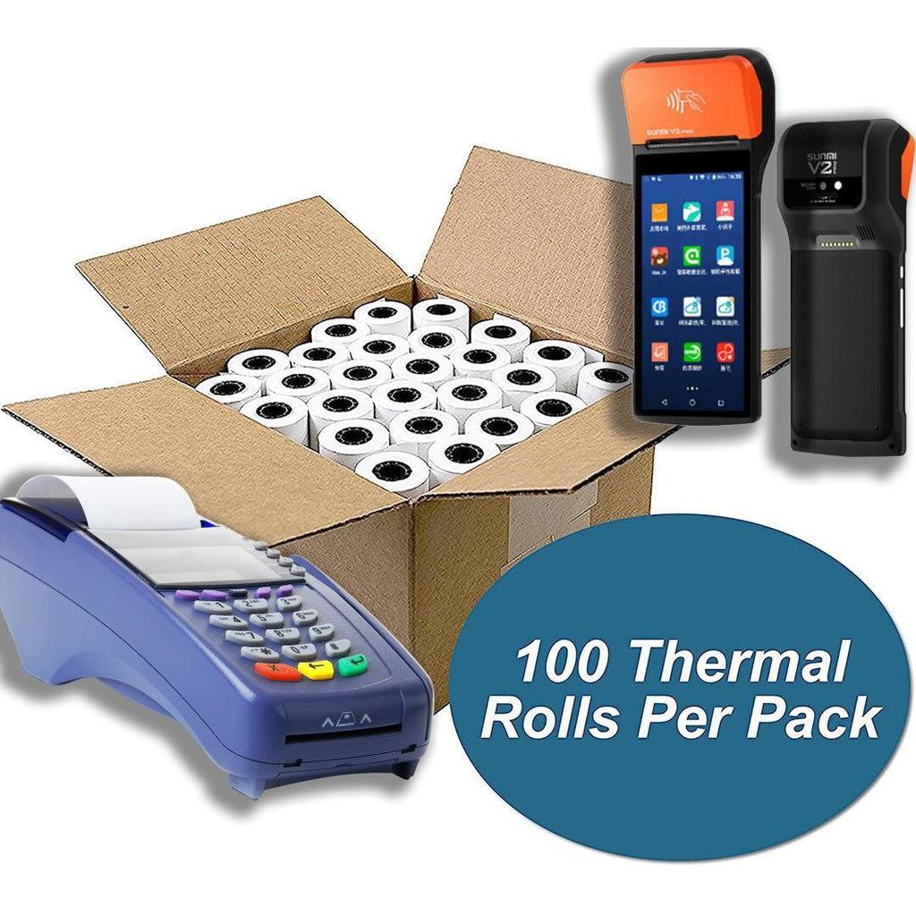 Knet / K Net Receipt Roll 57 X 40 Mm (100 Rolls)-Thermal Rolls-Other-Star Light Kuwait