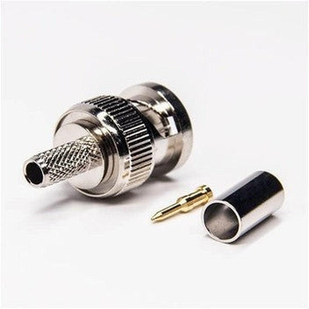 Kuwes Bnc Male Crimp For Rg 59 / U 25 Pcs Pkt-Network Tools Accessories-Kuwes-Star Light Kuwait