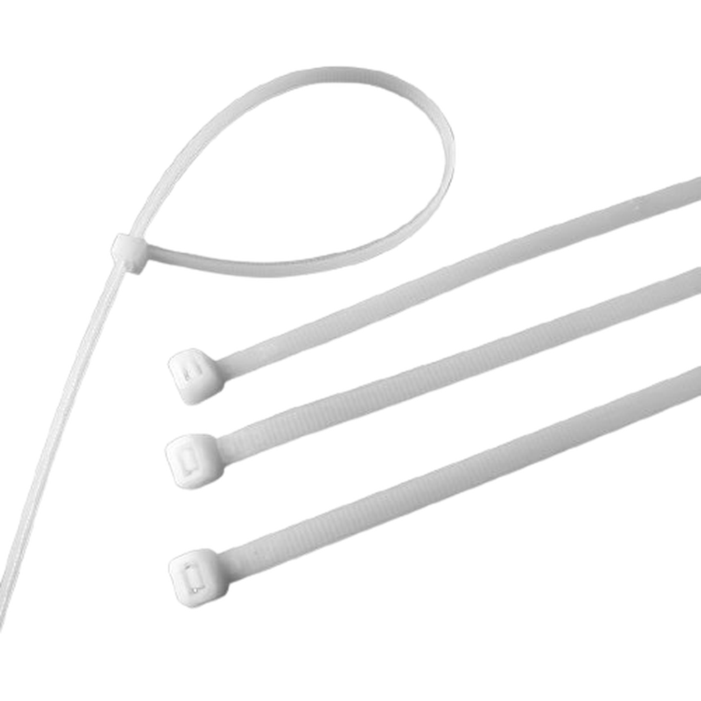 Kuwes Cable Tie Ksgt 300Hd 7.6Mm X 300Mm - White-Network Tools Accessories-Kuwes-Star Light Kuwait