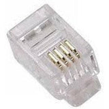 Kuwes Rj11 Connector 6P4C 100 Pcs Pack-Network Tools Accessories-Kuwes-Star Light Kuwait