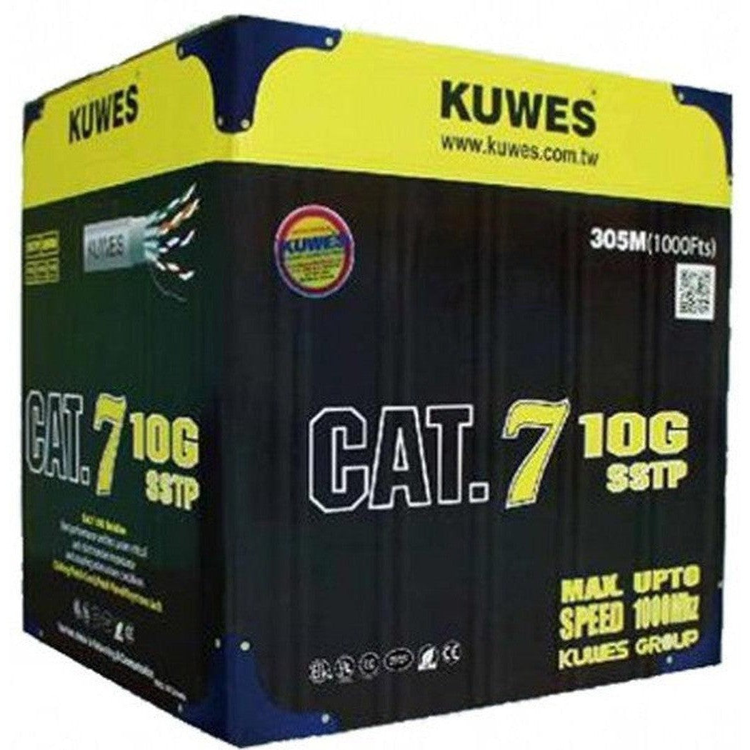 Kuwes Super7 Sstp Cat7 Ethernet Cable 23Awg 305 Mtr.-Kuwes Network Cable-Kuwes-Star Light Kuwait