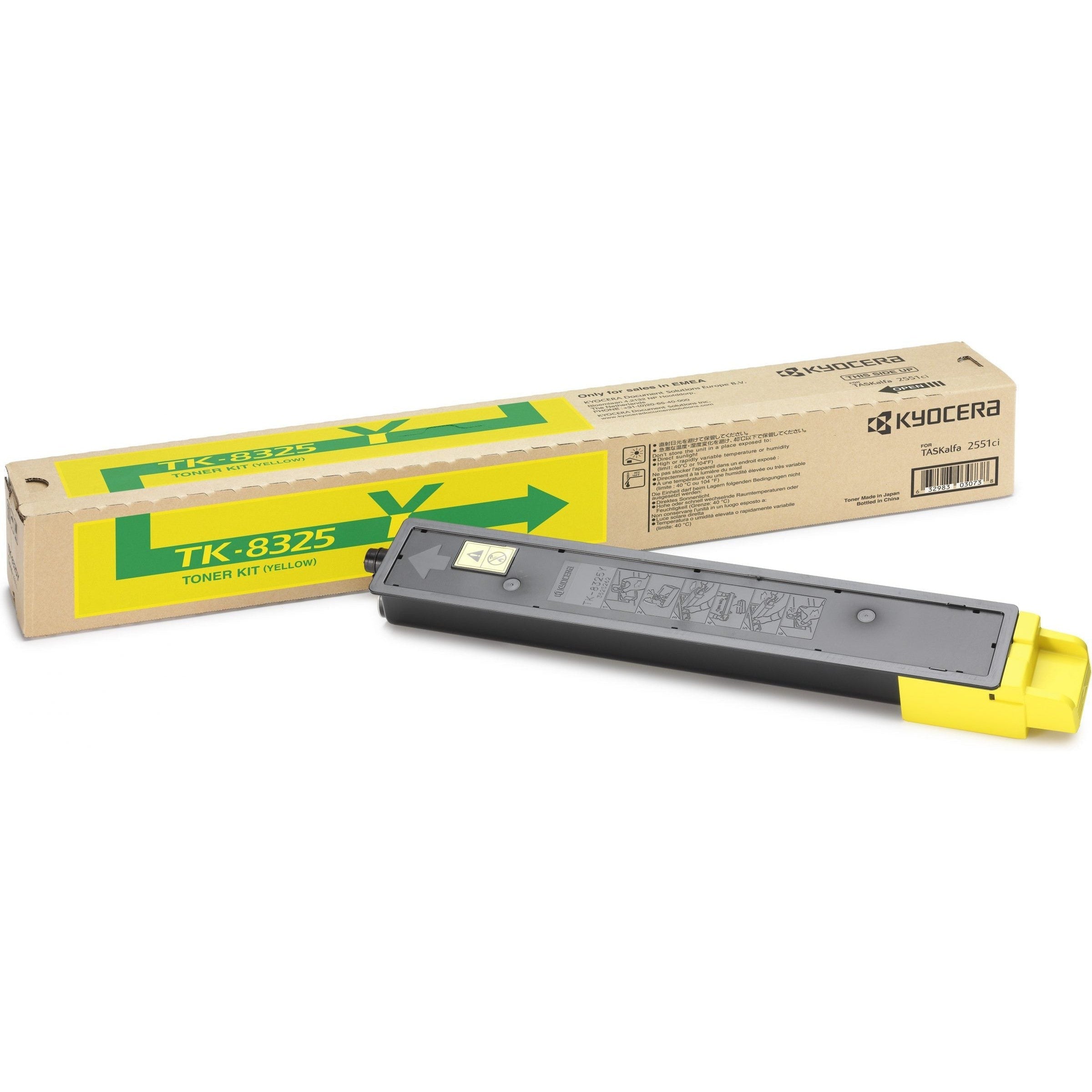 Kyocera Cartridge Tk 8325 Yellow-Inks And Toners-Kyocera-Star Light Kuwait