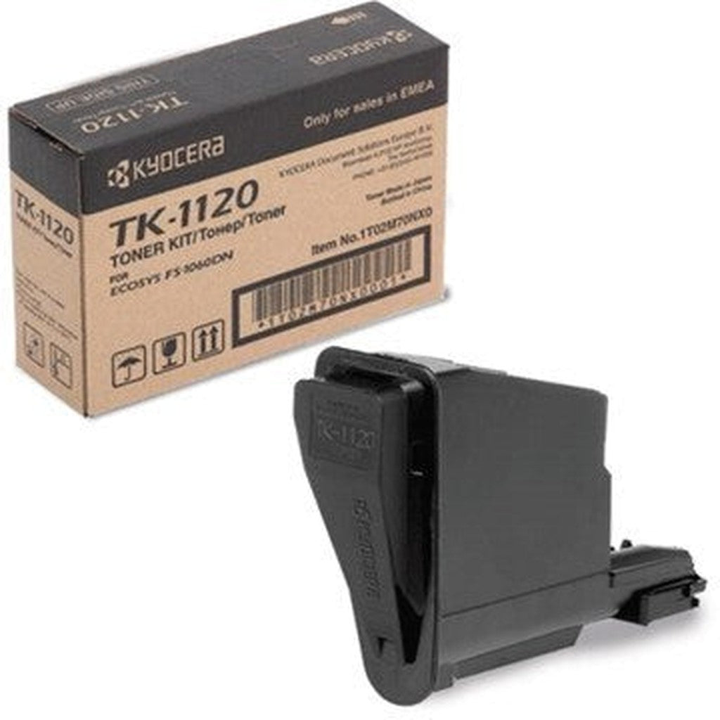 Kyocera Tk 1120 Black Toner Cartridge-Inks And Toners-Kyocera-Star Light Kuwait
