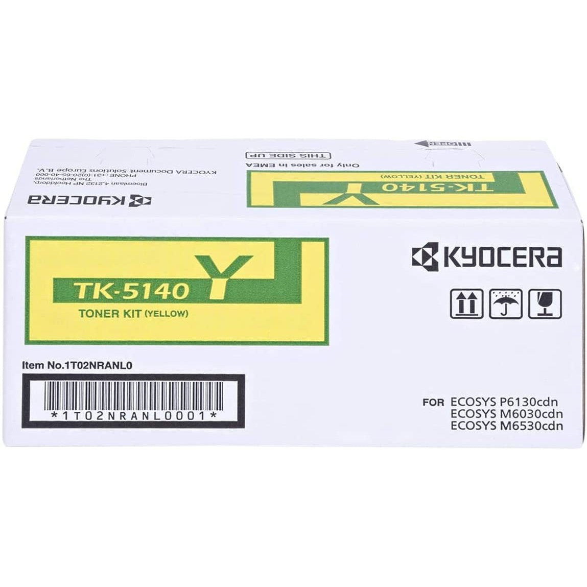 Kyocera Tk 5140 Yellow Toner Cartridge-Inks And Toners-Kyocera-Star Light Kuwait