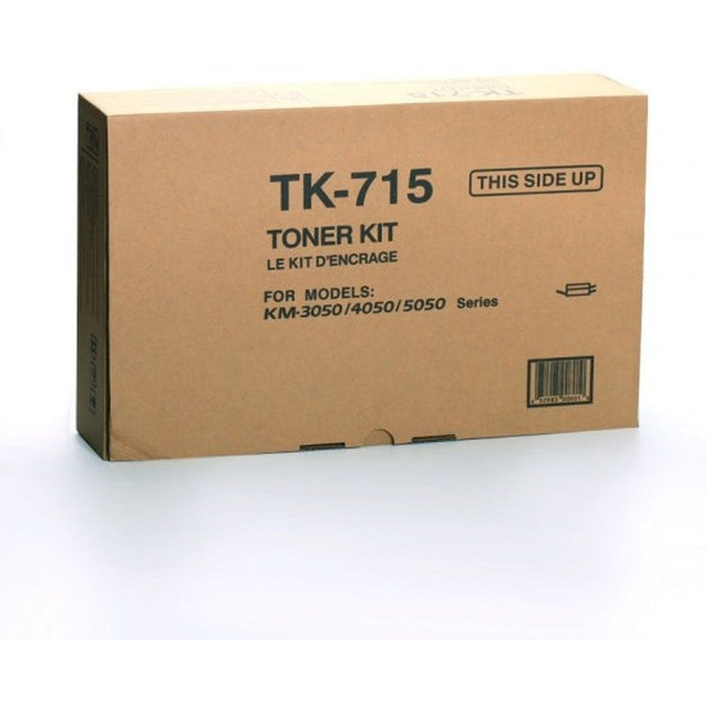 Kyocera Toner Kit Tk-715 Black For Use In Kyocera.-Inks And Toners-Kyocera-Star Light Kuwait