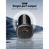 LDNIO C106 PD Super Fast Car charger - 30W / USB-C / Black