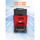 LDNIO C108 Motorcycle Fast Car Charger - 60W / USB-A / Type-C / Black