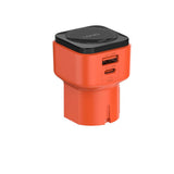 LDNIO Q2420 Ultra-Fast Charging Global Universal Adapter Charger - 45W / Orange/Black
