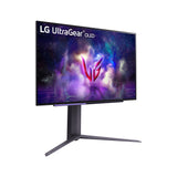 شاشة ألعاب قابلة للدوران من إل جي، طراز GS95QE UltraGear OLED، مقاس 27 بوصة، بدقة 2K، ومعدل تحديث 240 هرتز، وزمن استجابة 0.03 مللي ثانية، ومنفذ HDMI 2.1