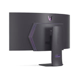 شاشة ألعاب منحنية من إل جي ألترا جير 45GS95QE-B مقاس 45 بوصة، بدقة UWQHD OLED، ومعدل تحديث 240 هرتز، وزمن استجابة 0.03 مللي ثانية، ومنفذ HDMI 2.1
