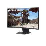 شاشة ألعاب منحنية من إل جي ألترا جير - 27 بوصة QHD / 1 مللي ثانية / منفذ عرض / منفذ HDMI / 180 هرتز - شاشة ألعاب منحنية