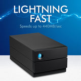 LaCie 2-Big Raid Hard Drive Array - 40TB / 2-Bay / USB 3.1 / USB-C