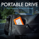 LaCie 4TB External Rugged USB-C Portable Hard Drive Up to 130 MB/s Includes 2-Years Data Recovery Services For PC & Mac