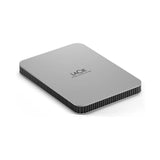 محرك أقراص LaCie المحمول - 5 تيرابايت / USB 3.2 الجيل الأول / النوع C / فضي تيتانيوم / قرص صلب خارجي