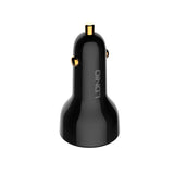 شاحن سيارة فائق السرعة مزدوج المنافذ USB من Ldnio C101 بقوة 100 واط
