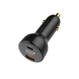 شاحن سيارة فائق السرعة مزدوج المنافذ USB من Ldnio C101 بقوة 100 واط
