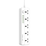 Ldnio Outlets Universal Power Strip - 5 Way / 6 x USB-A / White