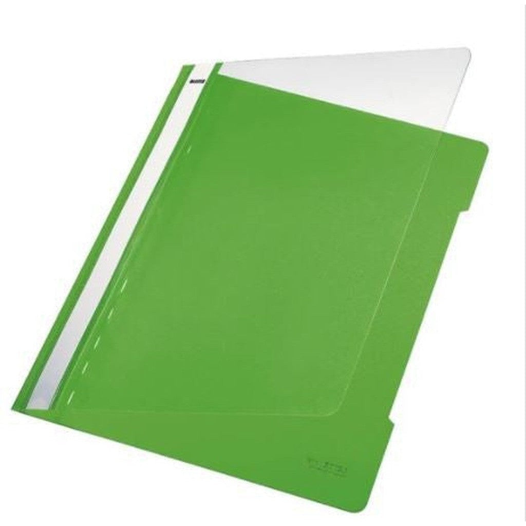 Leitz Standard Plastic File -5Pc/Pkt 4191-Filiing Accessories-Other-Green-Star Light Kuwait