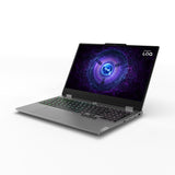 لابتوب الألعاب لينوفو LOQ 15IRX9، معالج Intel Core i7-13650HX، ذاكرة وصول عشوائي 24 جيجابايت، قرص صلب SSD بسعة 512 جيجابايت، بطاقة رسومات NVIDIA GeForce RTX 3050 بسعة 6 جيجابايت، شاشة 15.6 بوصة FHD - لون رمادي فاتح
