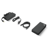 قاعدة توصيل لينوفو ثينك باد العالمية USB-C - HDMI / DisplayPort / USB / LAN / أسود