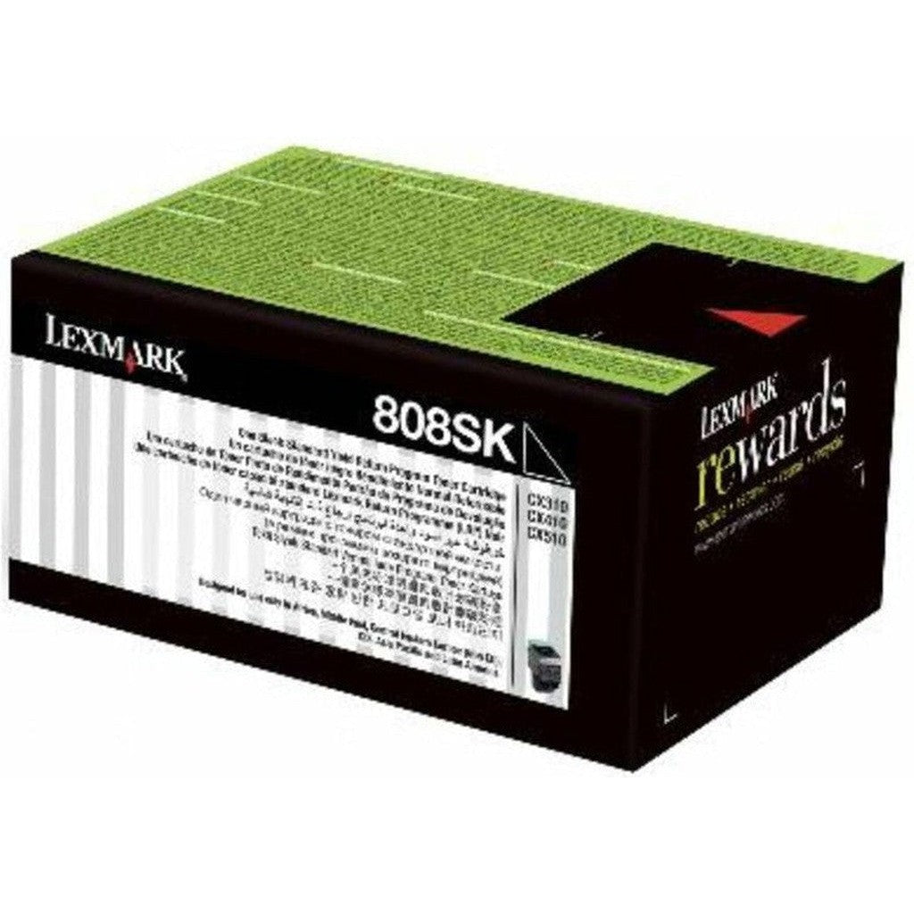 Lexmark 808Sk Black Toner Cartridge-Inks And Toners-Lexmark-Star Light Kuwait