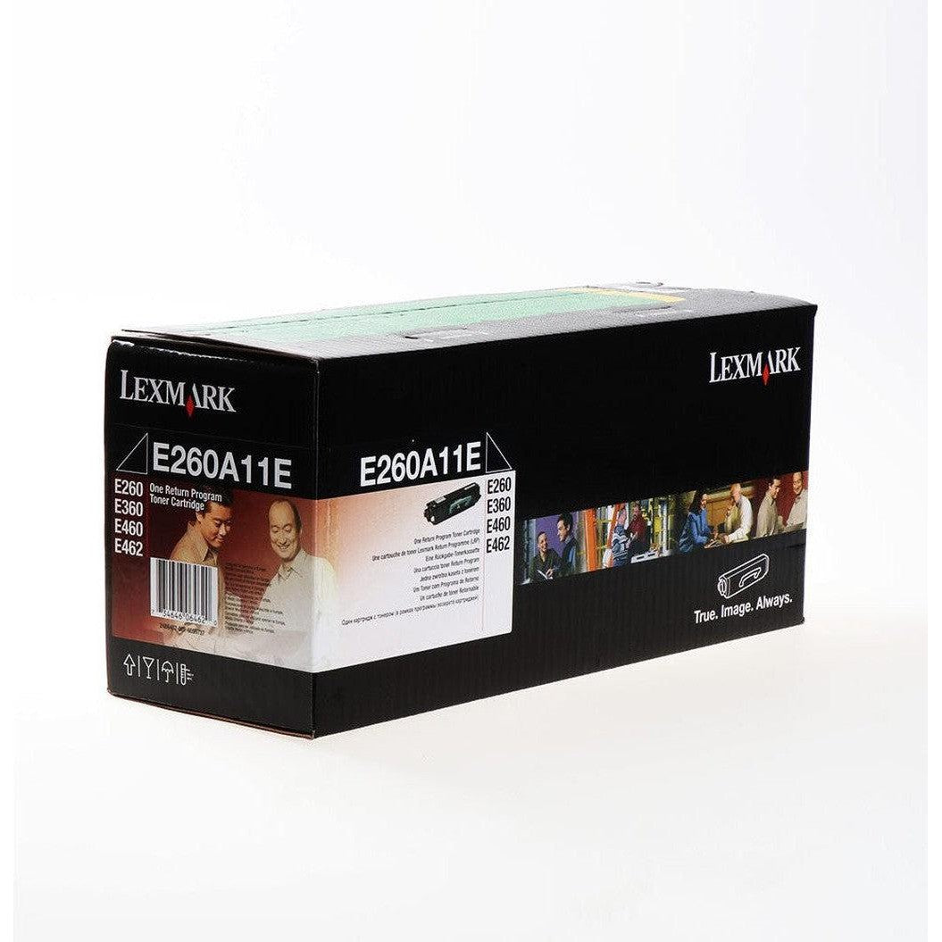 Lexmark E260A11E Black Toner Cartridge-Inks And Toners-Lexmark-Star Light Kuwait