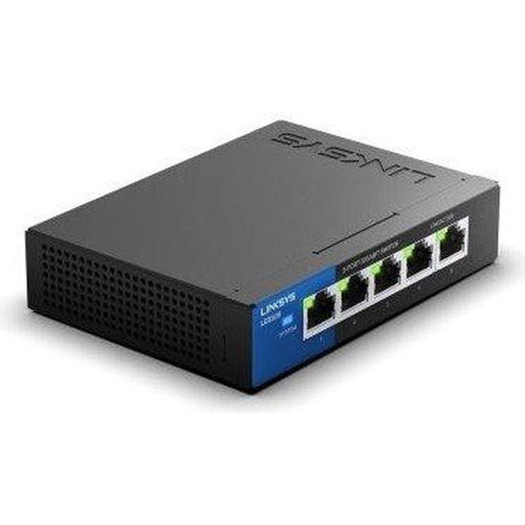 Linksys 5-Port Business Desktop Gigabit Switch Lgs105-Linksys Switches-Linksys-Star Light Kuwait